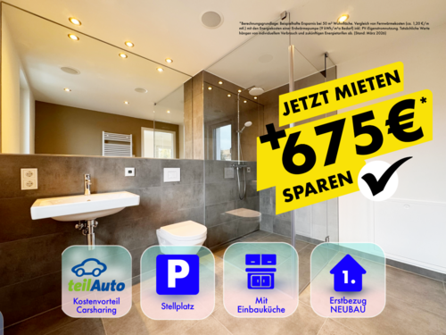 Foto - Wohnung zum Mieten in Markkleeberg 868,00 € 43.63 m²