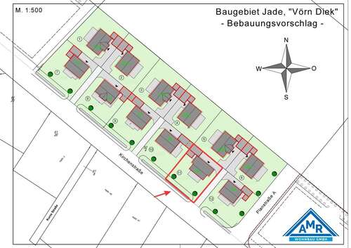 Foto - Grundstück zu verkaufen in Jade 71.875,00 € 635 m²