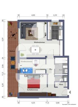 Foto - Wohnung zum Kaufen in Neuried 470.000,00 € 84 m²