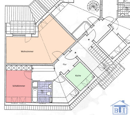 Foto - Wohnung zum Kaufen in Zittau 60.000,00 € 66.69 m²