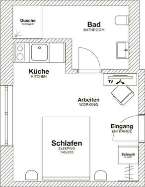 Foto - Wohnen auf Zeit in Wolfsburg 1.190,00 €