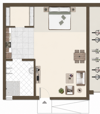 Foto - Wohnung zum Mieten in Lustadt 715,00 € 65 m²