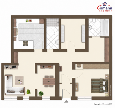 Foto - Wohnung zum Mieten in Lustadt 950,00 € 101 m²