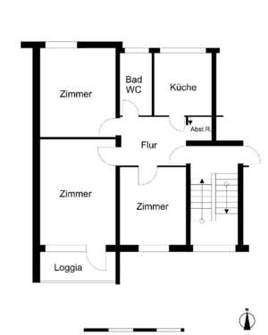Foto - Wohnung zum Mieten in Bremerhaven 468,00 € 68.1 m²
