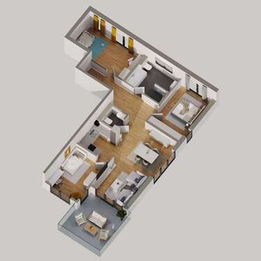 Foto - Wohnung zum Mieten in Hechingen 1.360,00 € 108.53 m²