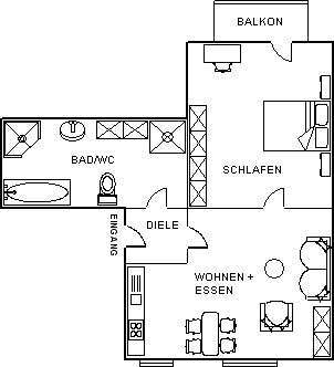Foto - Wohnung zum Mieten in Tirschenreuth 435,50 € 40.9 m²