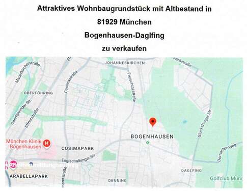 Foto - Grundstück zu verkaufen in München 1.690.000,00 € 590 m²