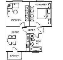 Wohnung zum Mieten in Tirschenreuth 260,50 € 51.46 m²