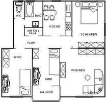 Wohnung zum Mieten in Waldsassen 447,70 € 87.56 m²