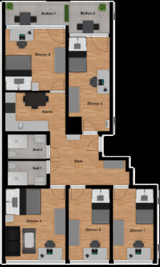 Foto - WG-Zimmer in München 910,00 € 14 m²