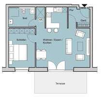 Wohnung zum Mieten in Ahrensburg 1.050,00 € 70 m²