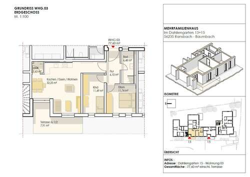 Foto - Wohnung zum Kaufen in Ransbach-Baumbach 302.200,00 € 77.6 m²