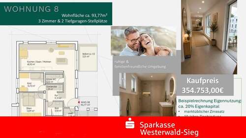 Foto - Wohnung zum Kaufen in Ransbach-Baumbach 354.753,00 € 93.77 m²