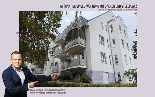 Foto - Wohnung zum Mieten in Leipzig Liebertwolkwitz 330,00 € 33.94 m²