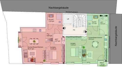 Foto - Wohnung zum Kaufen in Heidelberg 650.000,00 € 50 m²