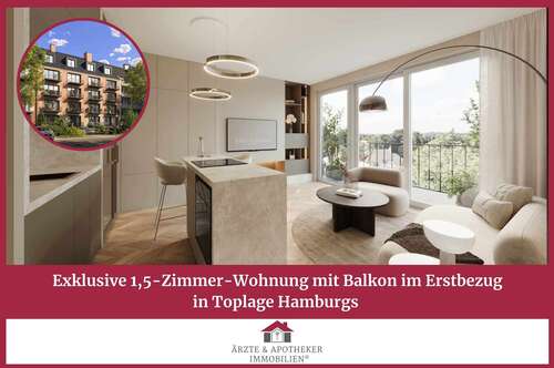 Foto - Wohnung zum Kaufen in Hamburg 475.000,00 € 33.98 m²