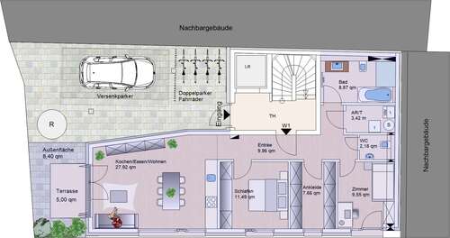 Foto - Wohnung zum Kaufen in Heidelberg 1.075.000,00 € 83.5 m²