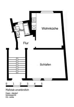 Foto - Wohnung zum Mieten in Essen 281,00 € 45.79 m²