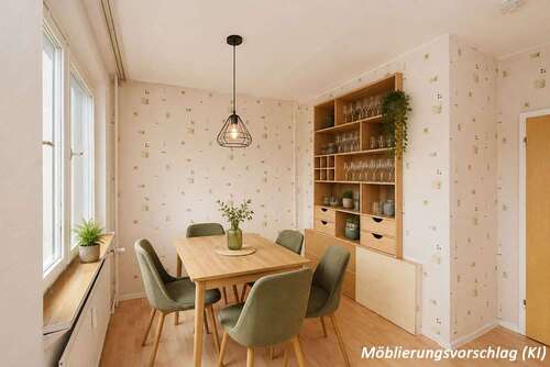 Foto - Wohnung zum Mieten in Halle (Saale) 297,28 € 57.17 m²