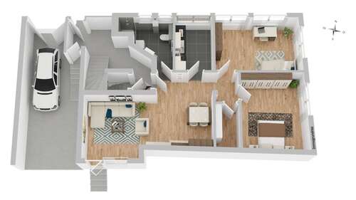 Foto - Wohnung zum Kaufen in Breisach am Rhein 269.000,00 € 80.46 m²