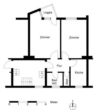 Foto - Wohnung zum Mieten in Bremerhaven 315,00 € 52.82 m²