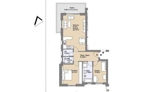 Foto - Wohnung zum Kaufen in Grevenbroich 449.000,00 € 90 m²