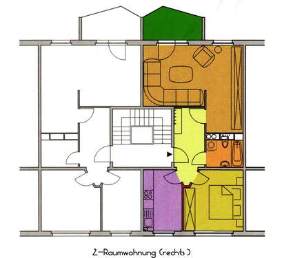 Foto - Wohnung zum Mieten in Weißwasser 319,39 € 58.07 m²