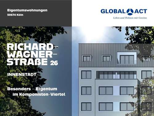 Foto - Wohnung zum Kaufen in Köln 411.000,00 € 60.01 m²