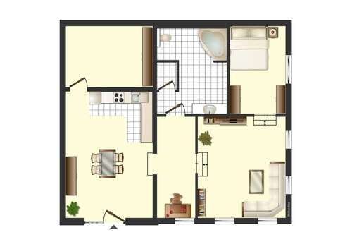 Foto - Wohnung zum Kaufen in Mössingen 229.000,00 € 80 m²