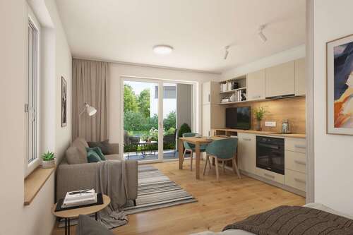 Foto - Wohnung zum Kaufen in Kempten (Allgäu) 221.705,00 € 40.31 m²