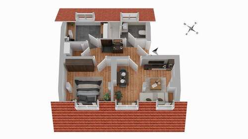 Foto - Wohnung zum Kaufen in Berlin 209.000,00 € 42.43 m²