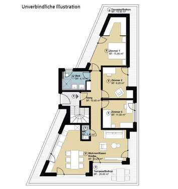 Foto - Wohnung zum Kaufen in Hildrizhausen 688.000,00 € 110 m²