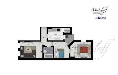 Foto - Wohnung zum Mieten in Stendal 425,00 € 68 m²