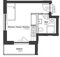 Wohnung zum Mieten in Linden 460,00 € 22.96 m²