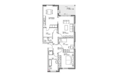 Foto - Wohnung zum Mieten in Barsinghausen 1.100,00 € 97 m²