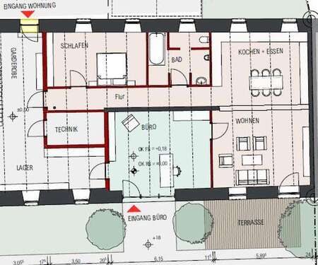 Foto - Wohnung zum Mieten in Sugenheim 1.050,00 € 126 m²