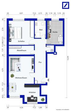 Foto - Wohnung zum Kaufen in Delmenhorst 139.000,00 € 87 m²