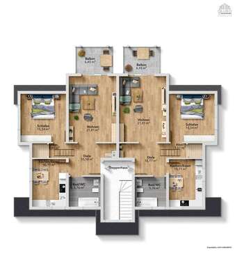 Foto - Wohnung zum Kaufen in Bochum 259.000,00 € 86.8 m²