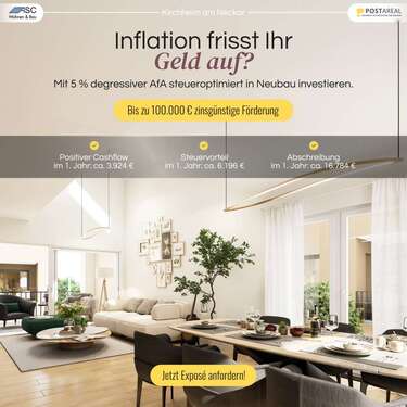 Foto - Wohnung zum Kaufen in Kirchheim 516.000,00 € 95.56 m²