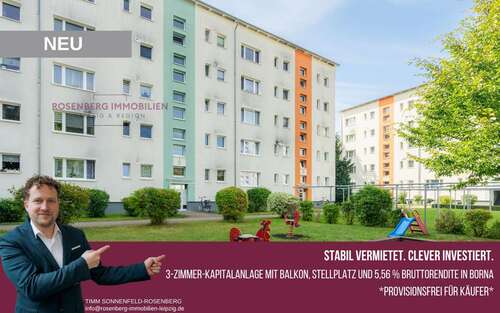 Foto - Wohnung zum Kaufen in Borna 69.900,00 € 58.15 m²