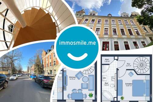 Foto - Wohnung zum Kaufen in Chemnitz 59.900,00 € 52.87 m²