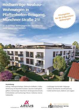 Foto - Wohnung zum Kaufen in Pfaffenhofen an der Ilm 479.000,00 € 74.21 m²