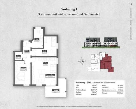 Foto - Wohnung zum Kaufen in Mering 510.000,00 € 80.3 m²
