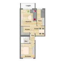 Wohnung zum Mieten in Zwickau 370,50 € 57 m²