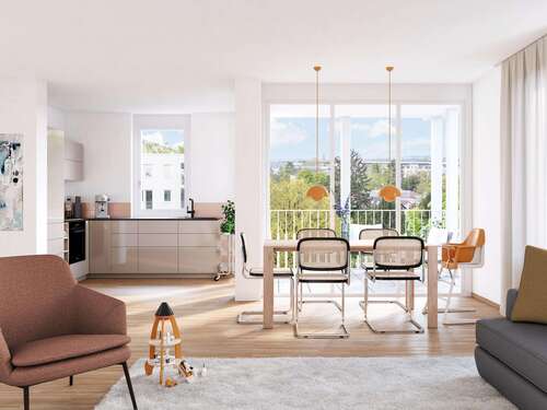 Foto - Wohnung zum Kaufen in Freiburg 419.000,00 € 54 m²