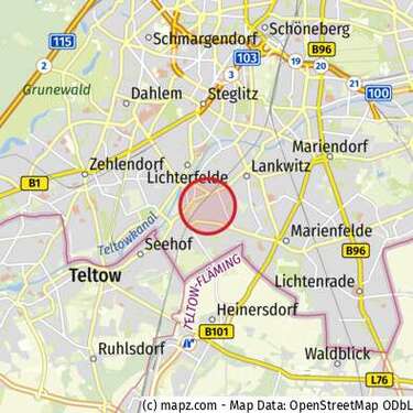 Foto - Grundstück zu verkaufen in Berlin 500.000,00 € 600 m²