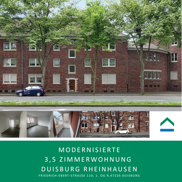 Foto - Wohnung zum Mieten in Duisburg 716,79 € 80.72 m²