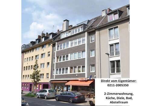 Foto - Wohnung zum Kaufen in Düsseldorf 195.000,00 € 46 m²