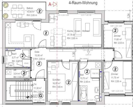 Foto - Wohnung zum Kaufen in BurgSpreewald 395.325,00 € 112.95 m²