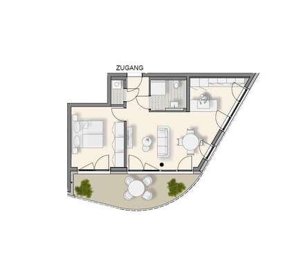 Foto - Wohnung zum Kaufen in Weinsberg 344.900,00 € 60.45 m²